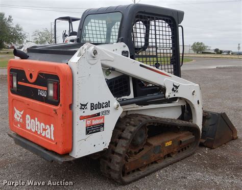 skid steer t 450 loader tracked|bobcat skid steer t450 specs.